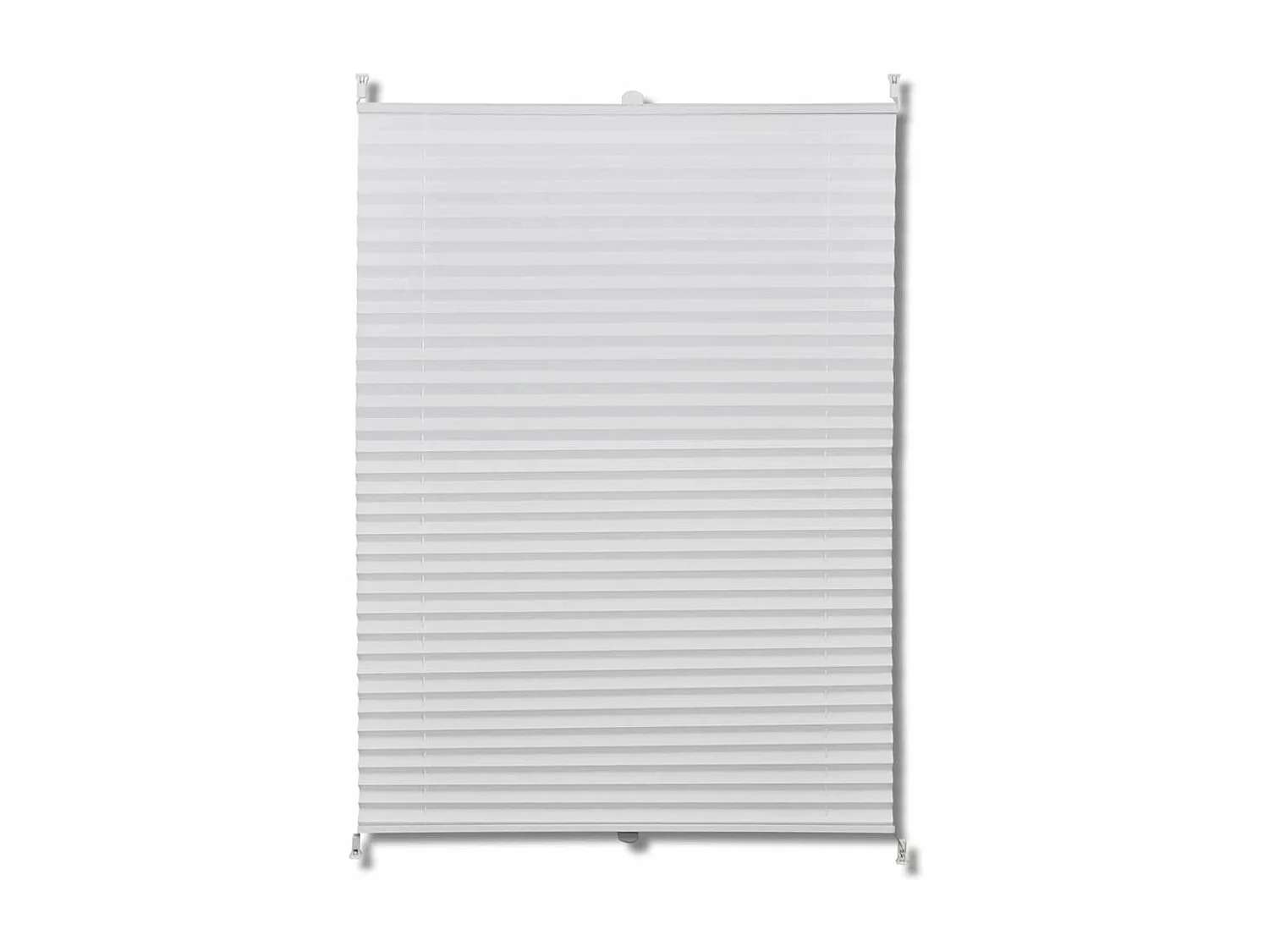 Store plissé 40x125 cm Blanc