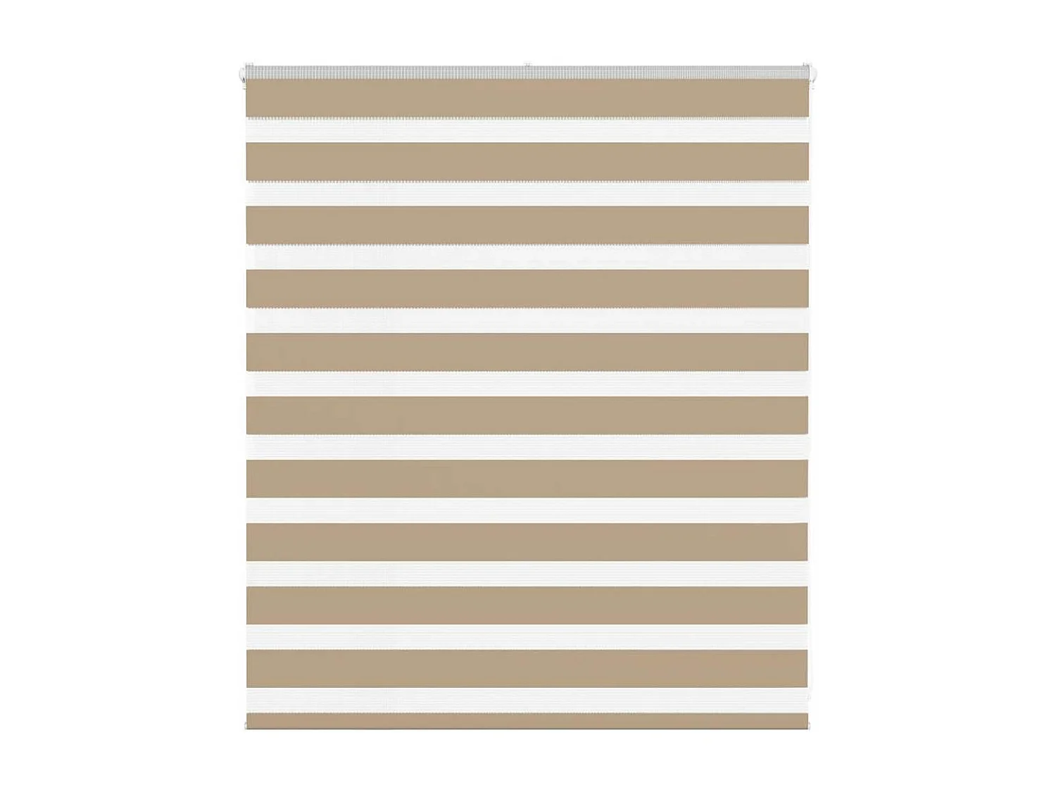 Store zèbre marron sable largeur du tissu 120,9 cm polyester