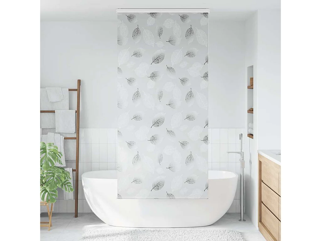 Store enrouleur de douche avec cassette largeur du tissu 86 cm