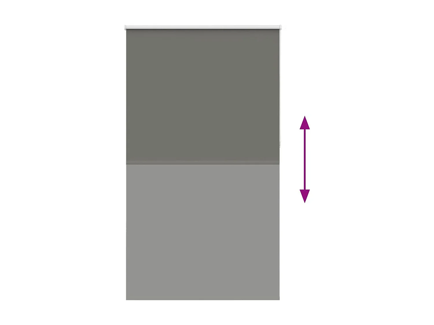 Store enrouleur occultant largeur du tissu 116,6 cm polyester