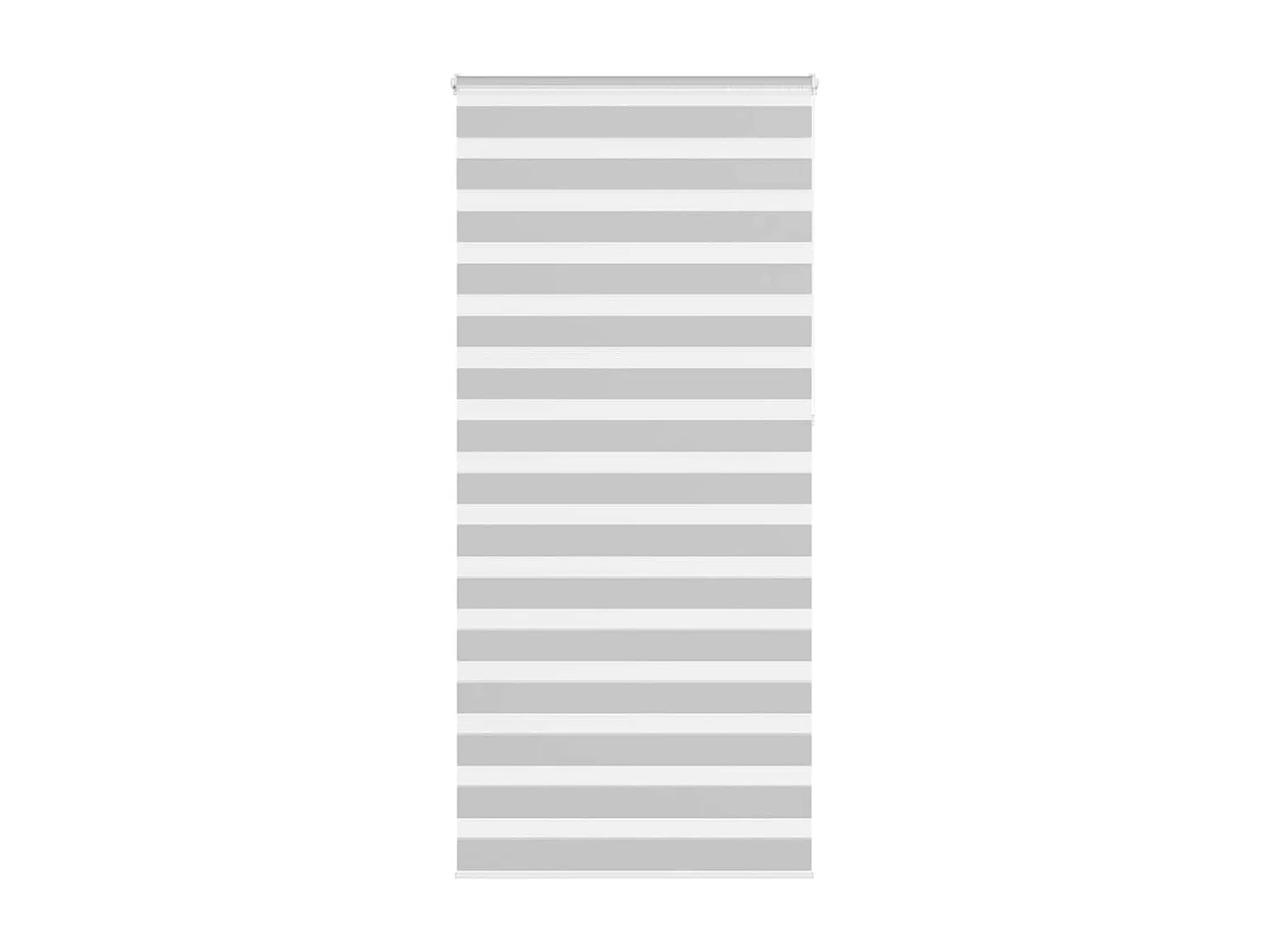 Estor cebra gris claro 115x230cm tejido ancho 110,9cm poliéster