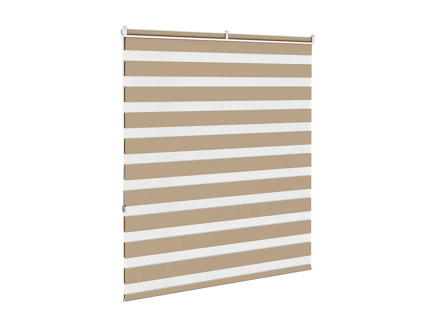 Zebra Blind 100x150 cm stofbreedte 95,9 cm polyester zandbruin