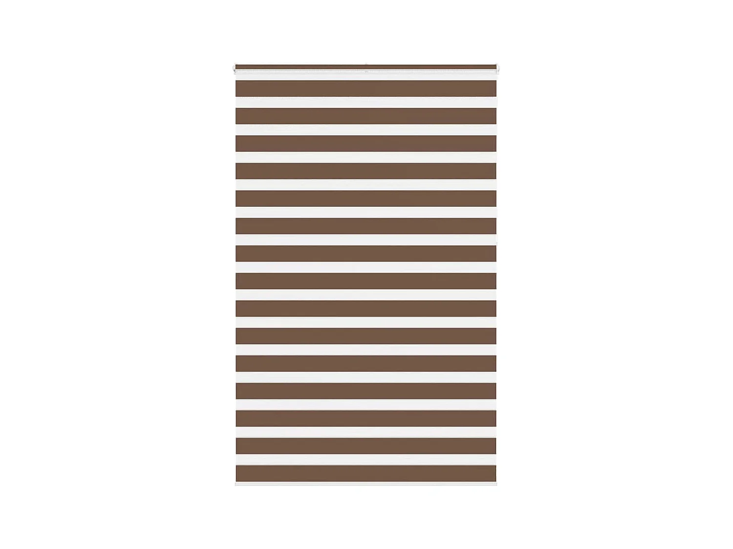 Estor cebra marrón 145x230 cm tejido ancho 140,9 cm poliéster