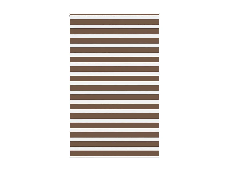 Store zèbre marron 145x230cm largeur du tissu 140,9cm polyester