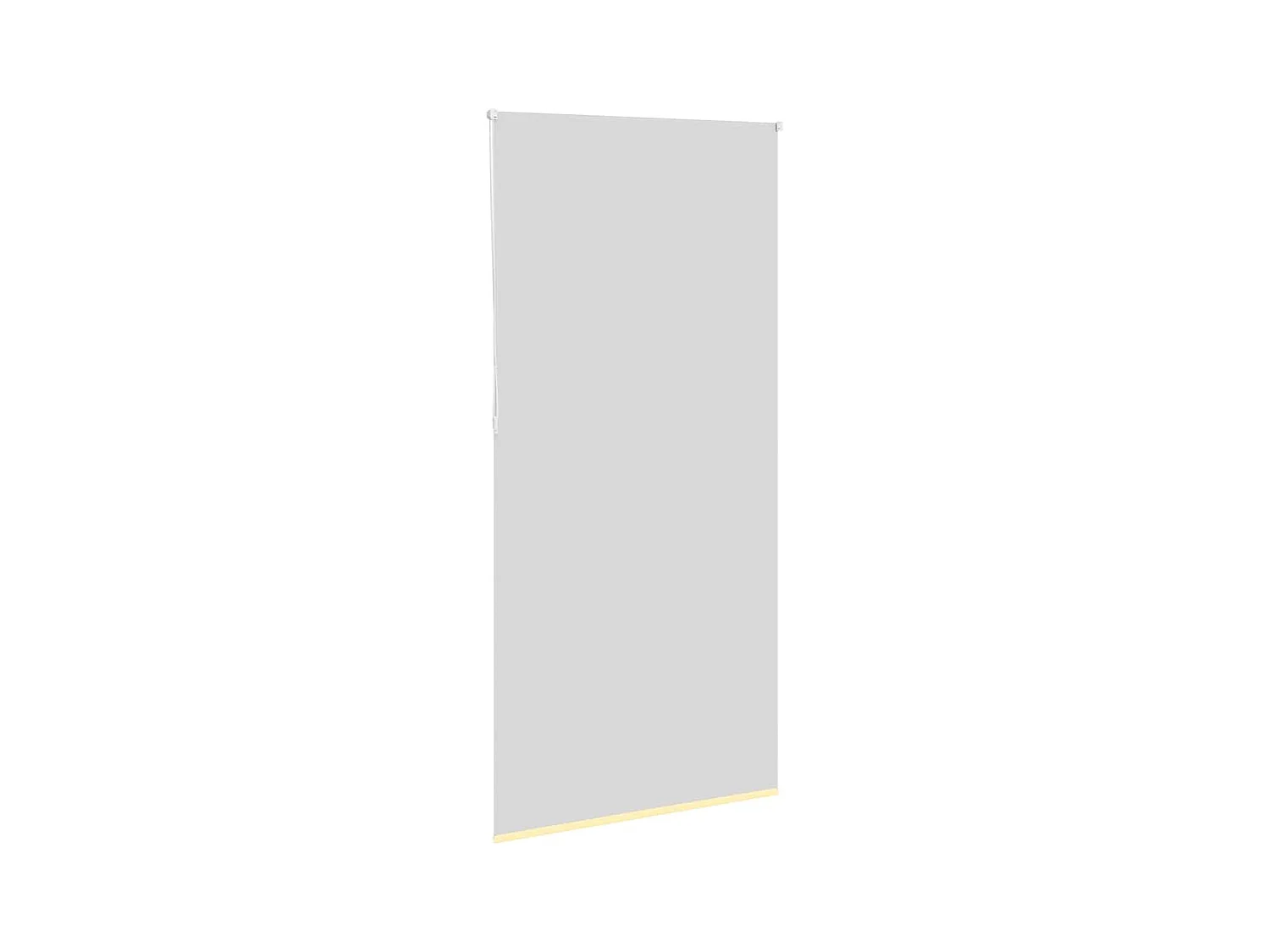 Store enrouleur occultant jaune largeur du tissu 90,7 cm