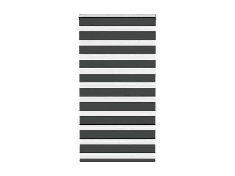 Store zèbre noir 80x150 cm largeur du tissu 75,9 cm polyester