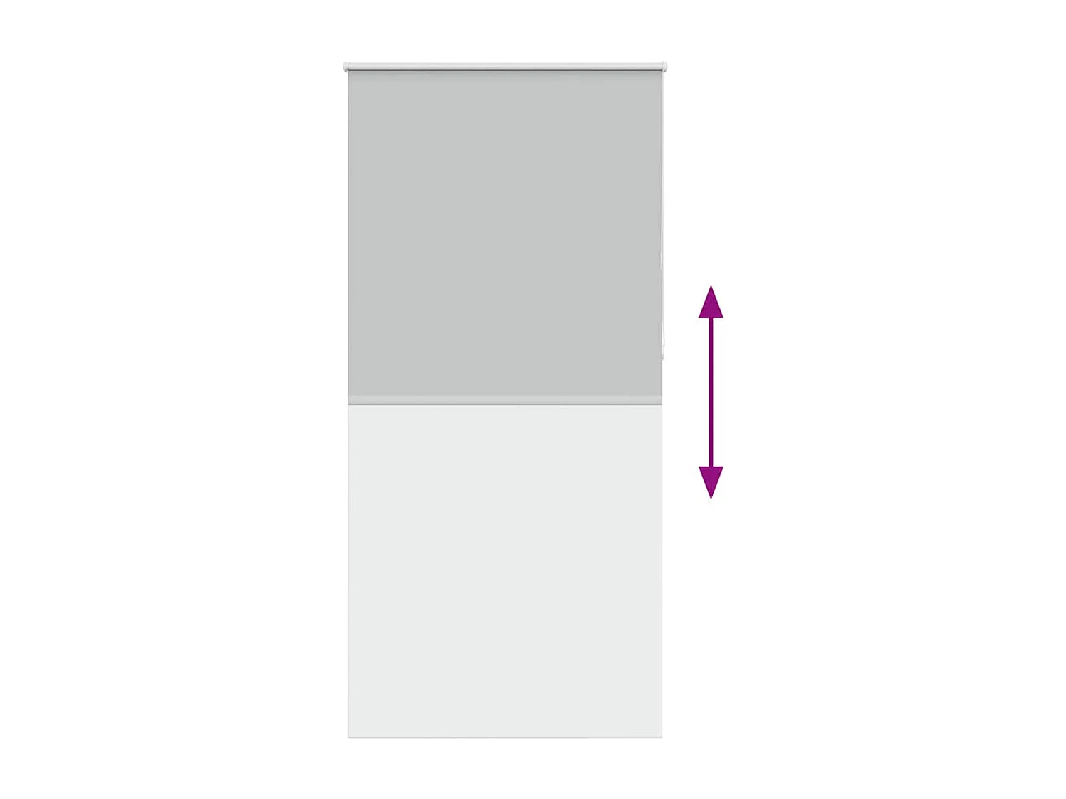 Store enrouleur occultant largeur du tissu 85,7 cm polyester