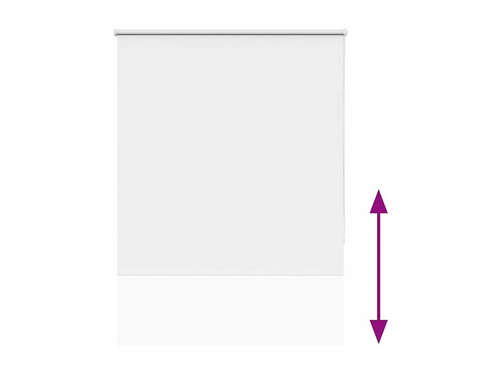 Estor Enrollable Opaco Blanco 115x230 cm Tela Ancho 110,7cm