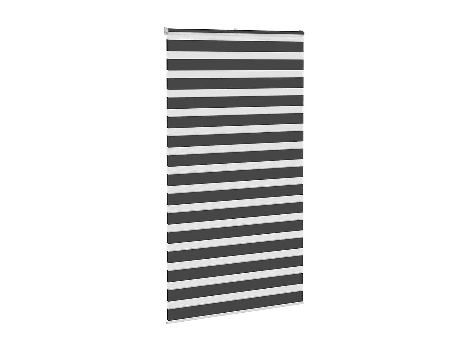 Store zèbre noir 130x230 cm largeur du tissu 125,9 cm polyester
