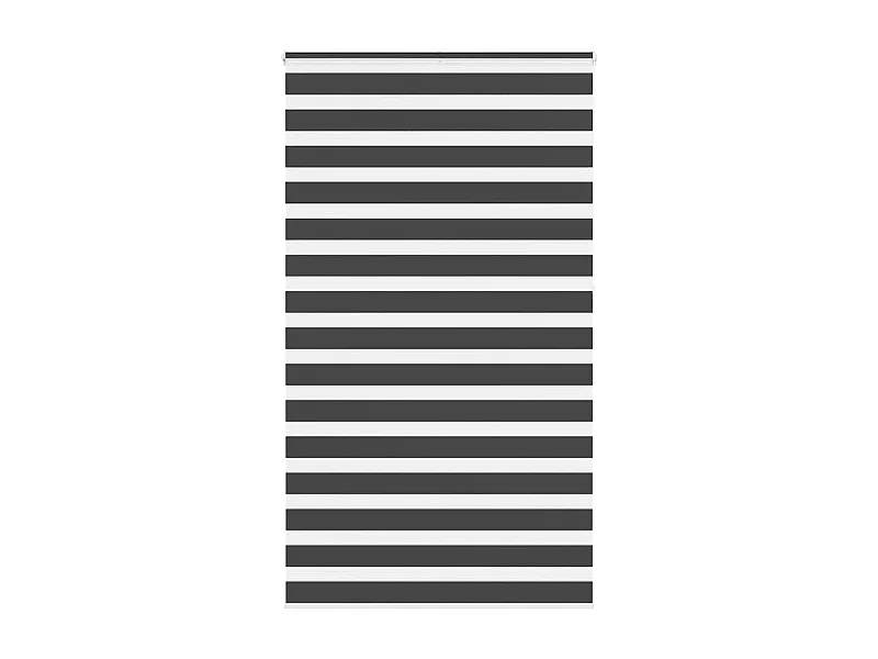 Estor cebra negro 130x230 cm tejido ancho 125,9 cm poliéster