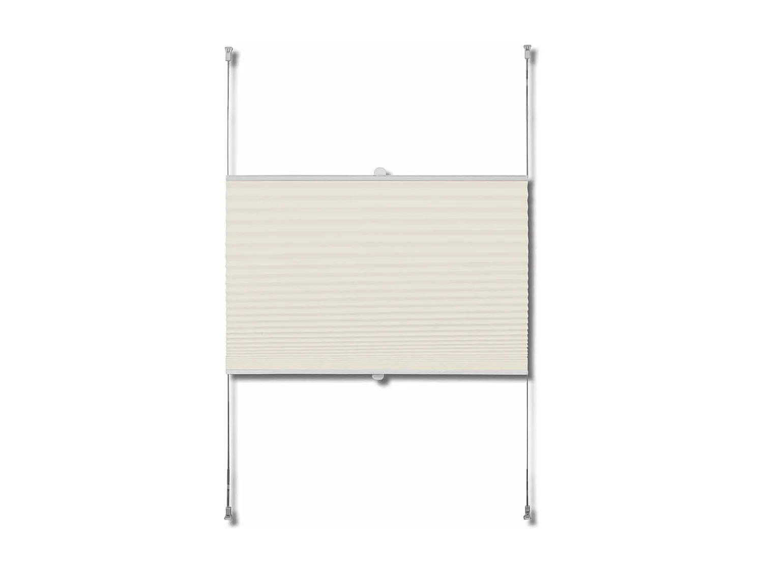 Store plissé 40x200 cm Crème