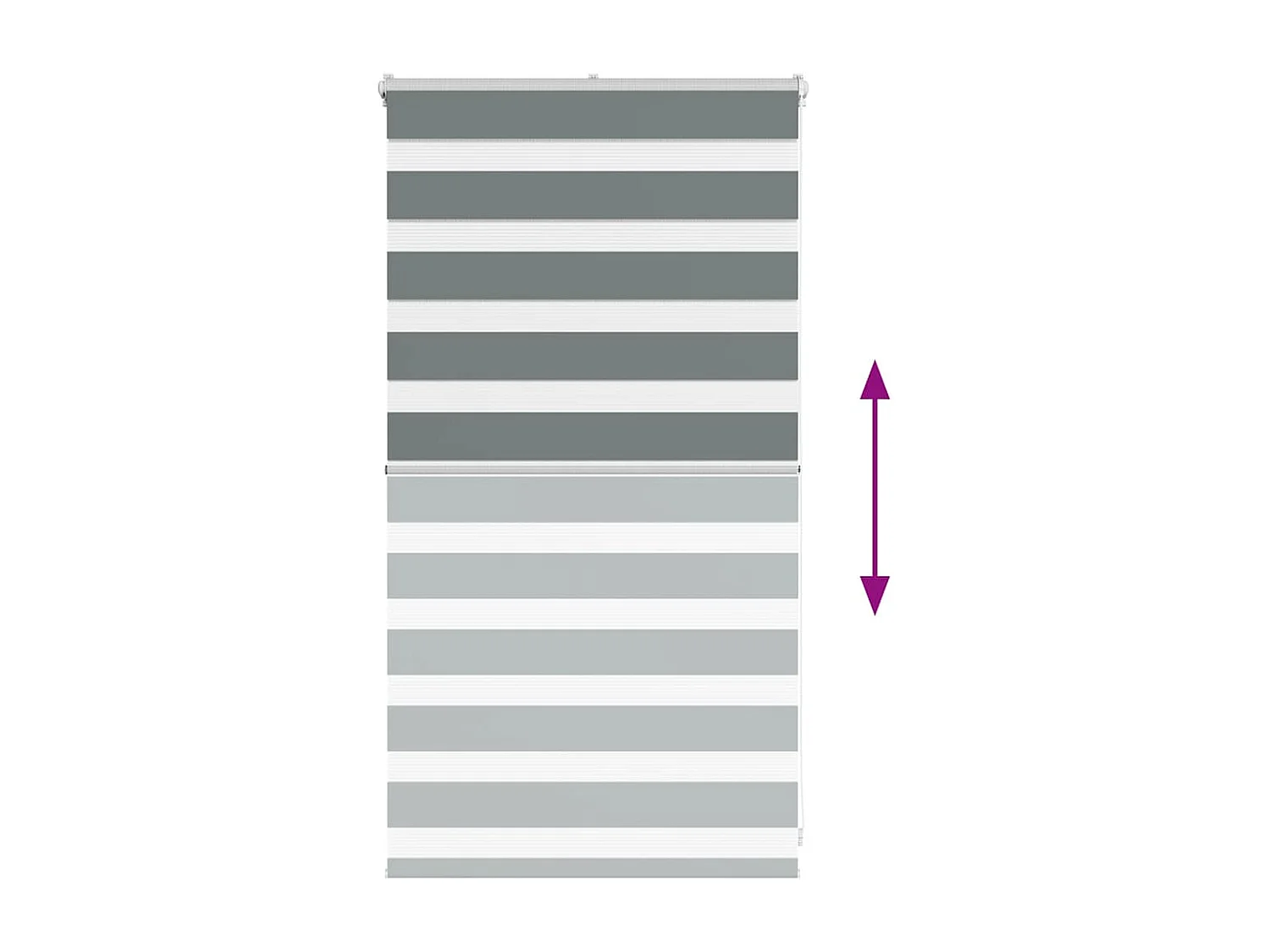 Cortina de zebra 75x100 cm largura do tecido 70,9 cm poliéster