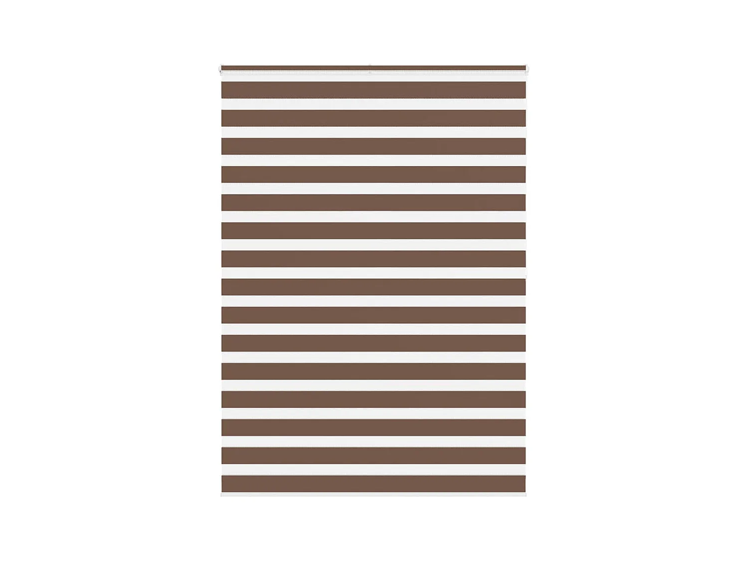 Store zèbre marron 155x200cm largeur du tissu 150,9cm polyester