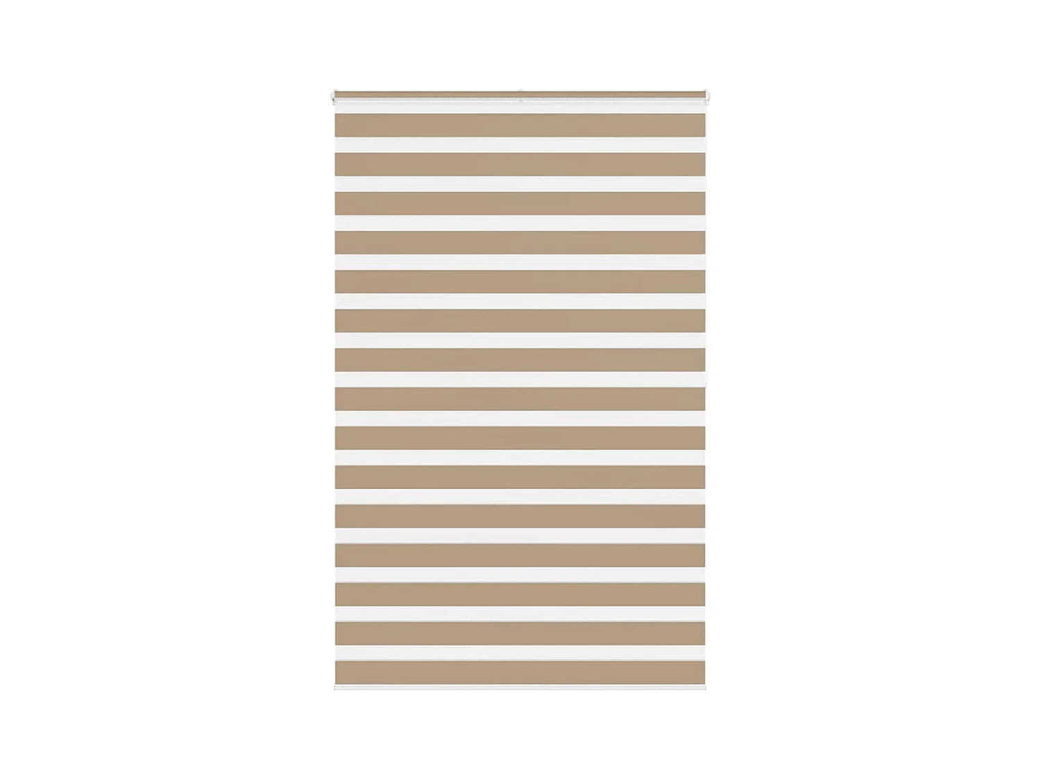Store zèbre marron sable largeur du tissu 145,9 cm polyester