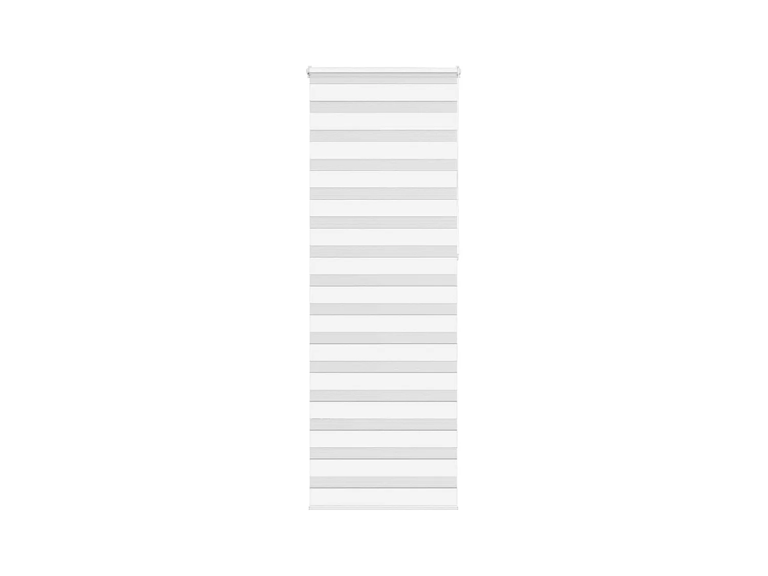 Estor cebra blanco 90x230 cm tejido ancho 85,9 cm poliéster