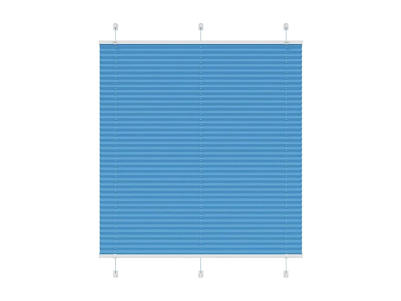 Store plissé bleu 120x150 cm largeur du tissu 119,4cm polyester