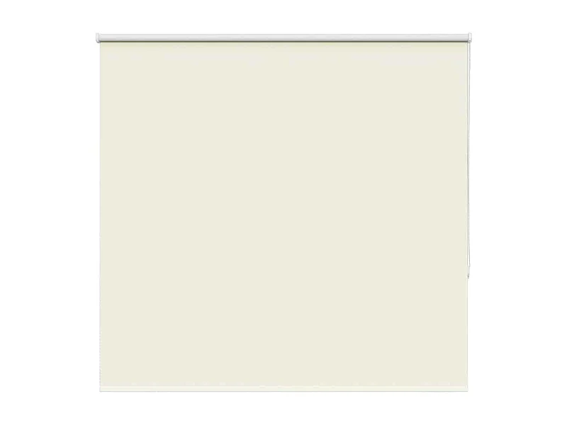 Store enrouleur occultant blanc cassé 155x175 cm largeur tissu