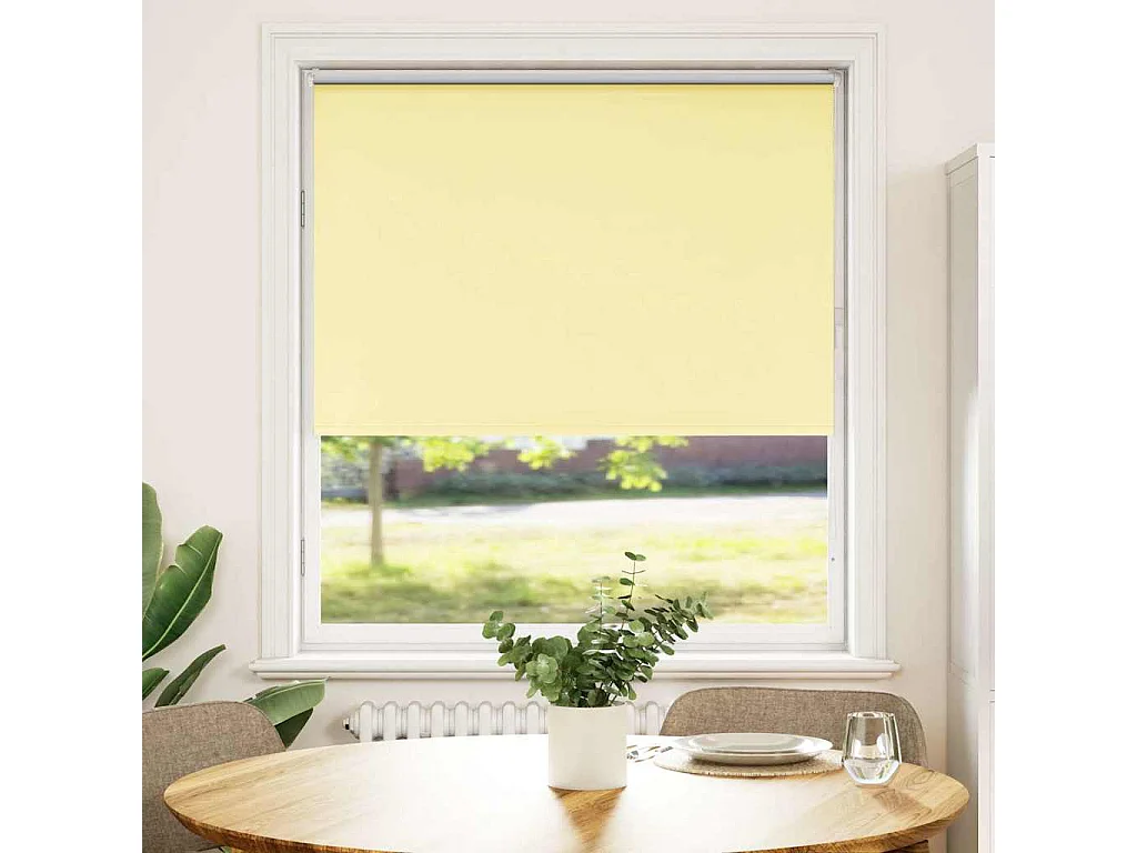 Persiana de enrolar 100x130 cm largura tecido 95,7 cm poliéster