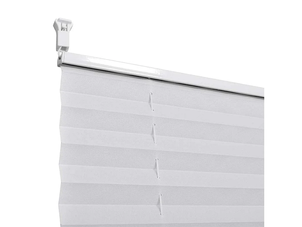 Store plissé 70x125 cm Blanc