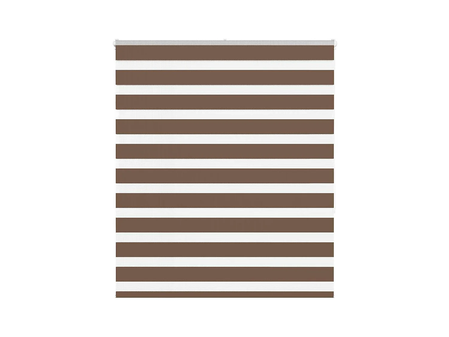 Store zèbre marron 120x150cm largeur du tissu 115,9cm polyester
