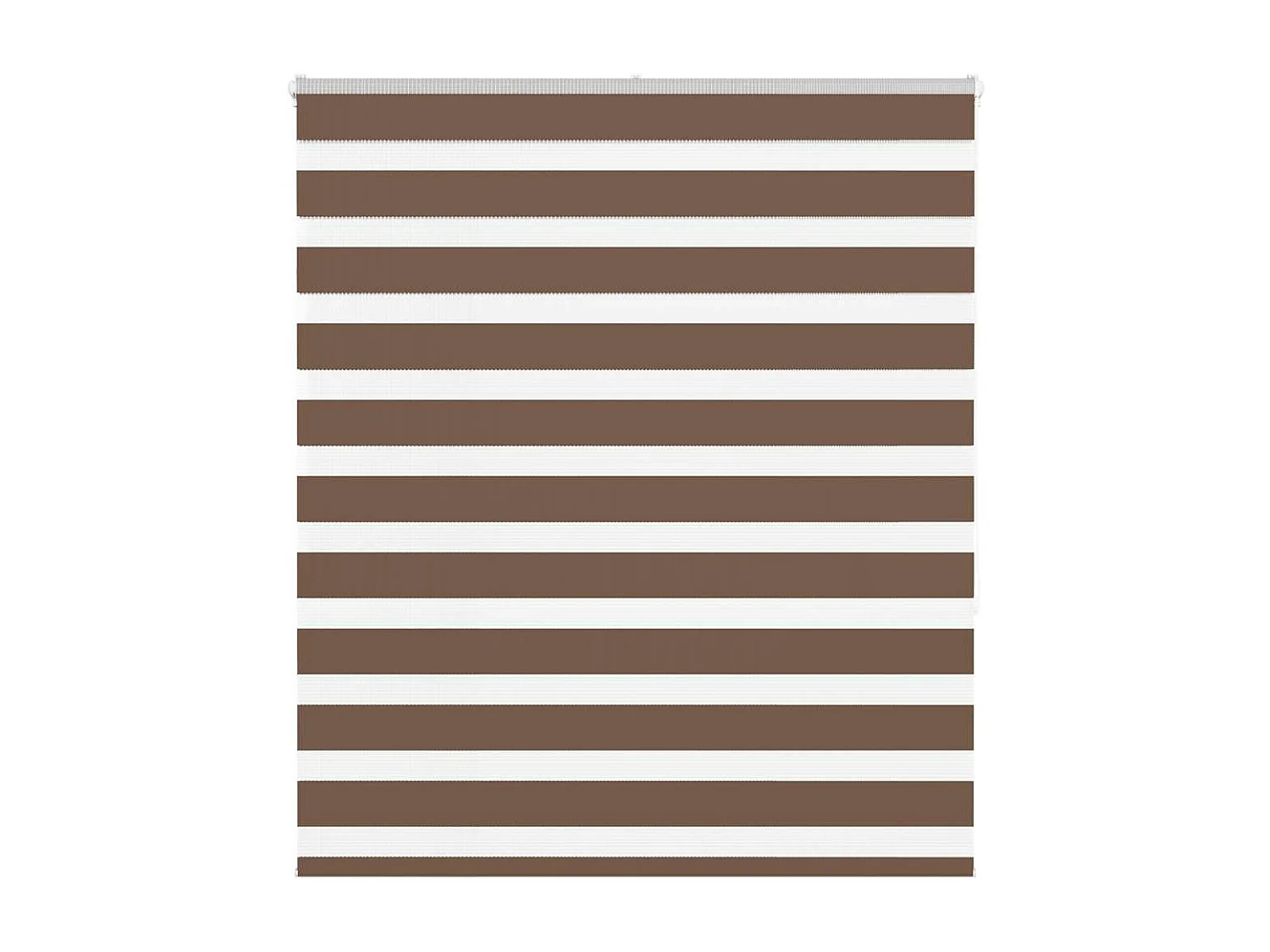 Store zèbre marron 120x150cm largeur du tissu 115,9cm polyester