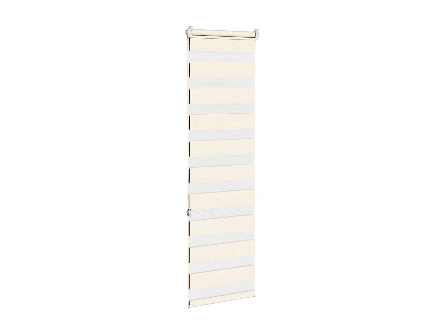 Store zèbre beige marbré largeur du tissu 35,9 cm polyester