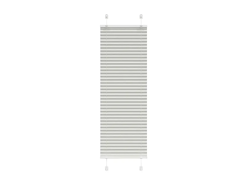 Store plissé gris clair 50x150 cm largeur du tissu 49,4 cm