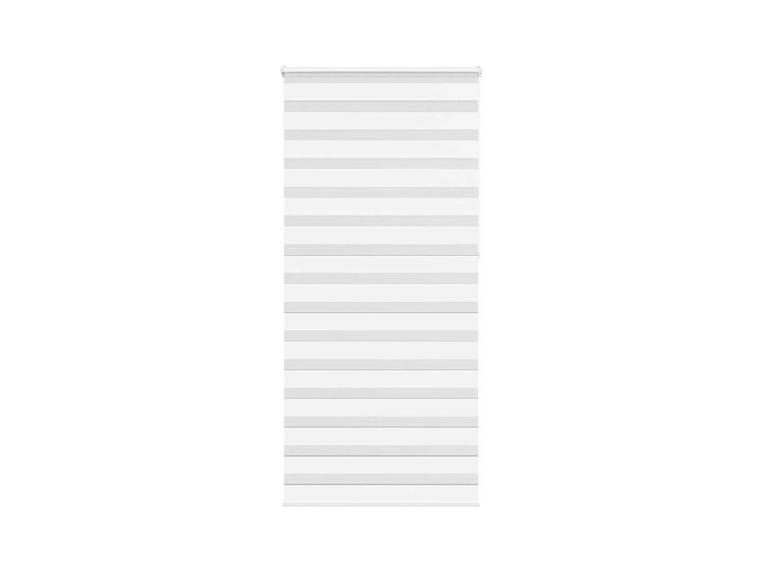Estor cebra blanco 95x230 cm tejido ancho 90,9 cm poliéster