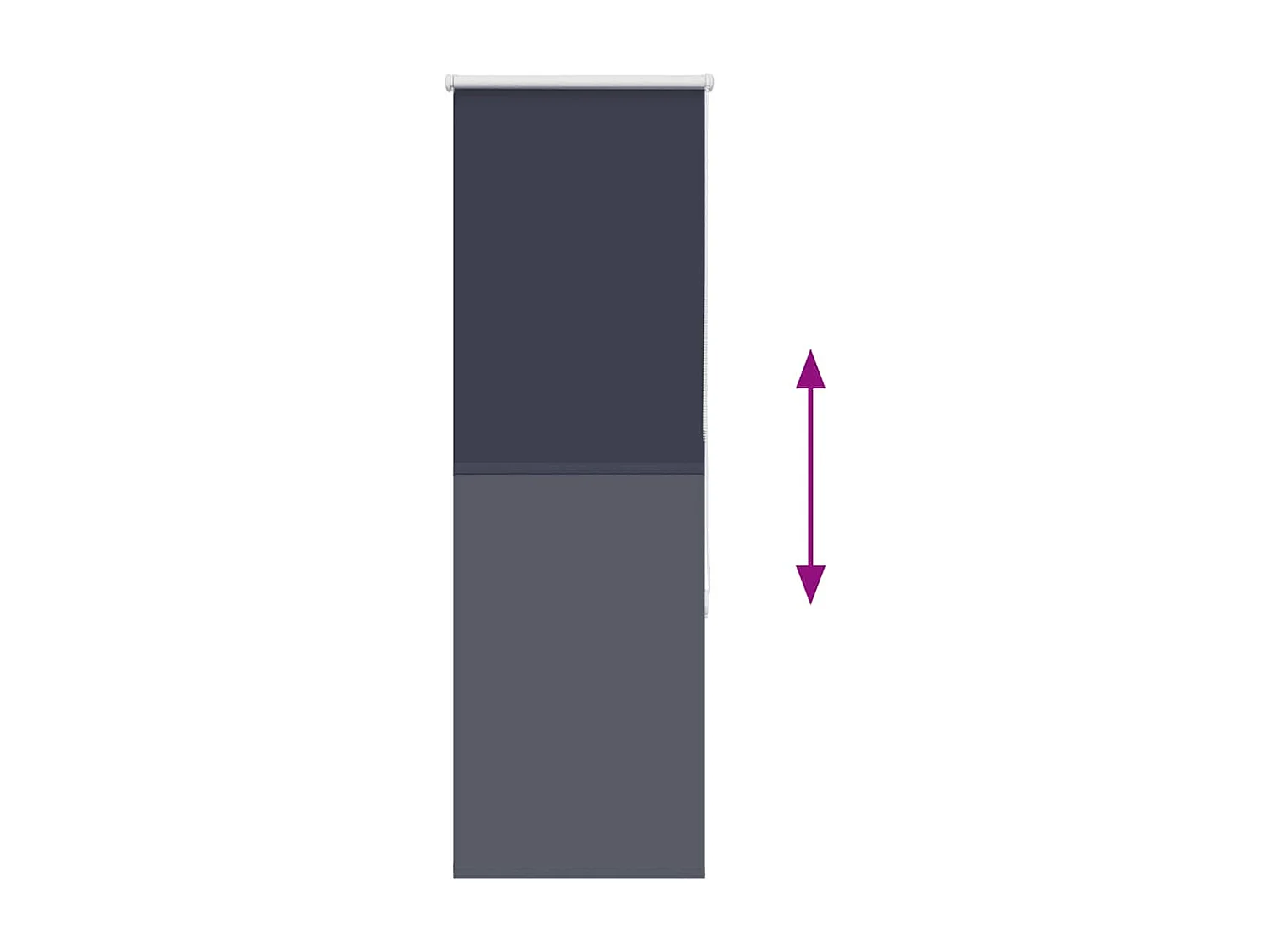 Store enrouleur occultant largeur du tissu 50,7 cm polyester