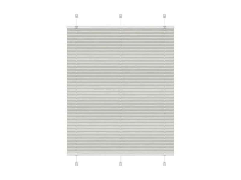 Store plissé gris clair 110x150cm largeur du tissu 109,4cm