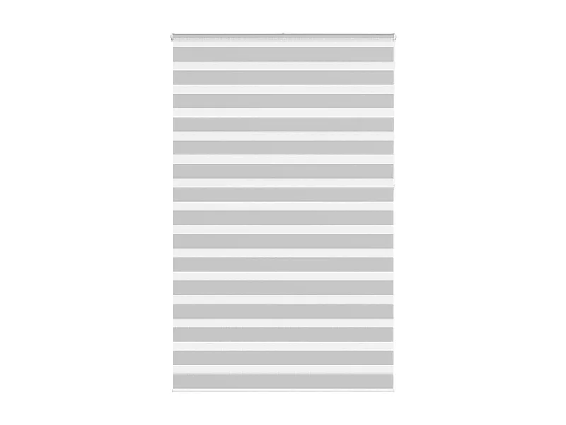 Store zèbre gris clair largeur du tissu 140,9 cm polyester