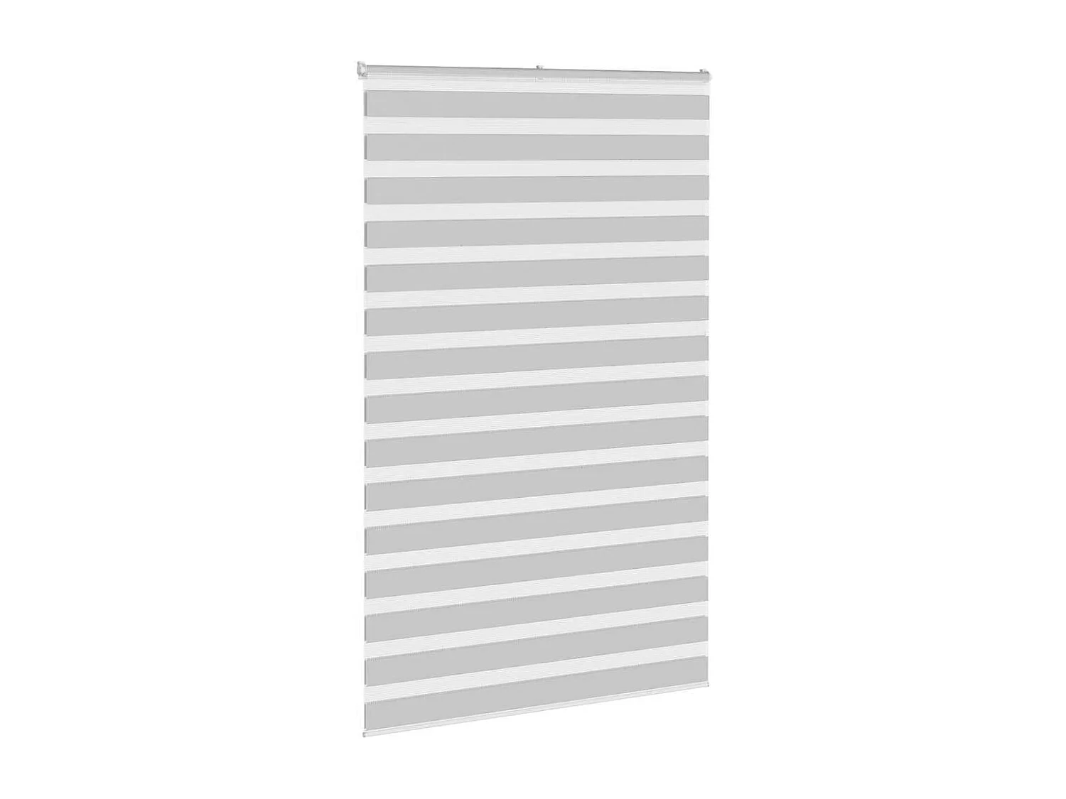 Store zèbre gris clair largeur du tissu 140,9 cm polyester