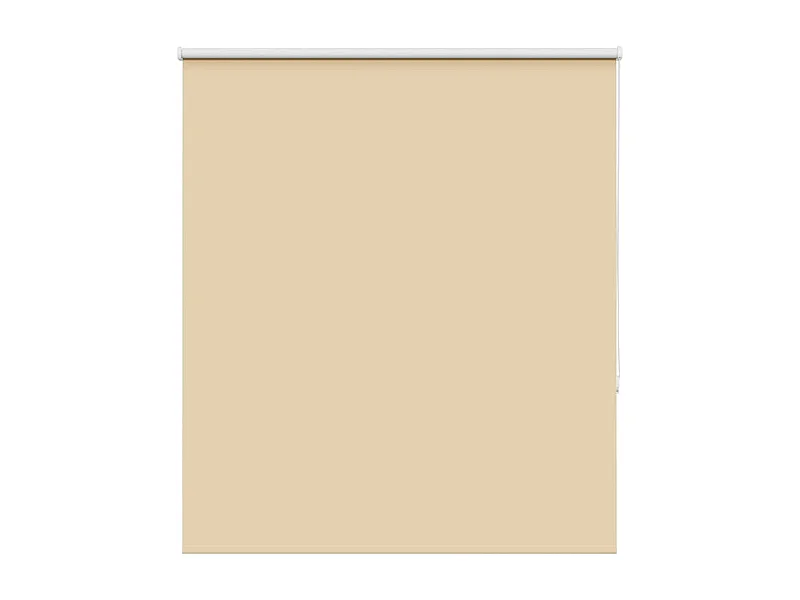 Rolgordijn verduisterend 140x130 cm stofbreedte 136,6 cm beige
