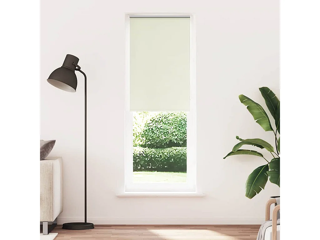 Estor Enrollable Opaco Blanco Roto 85x230cm Tela Ancho 80,7cm