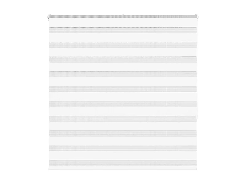 Zebra rolgordijn 145x150 cm stofbreedte 140,9cm polyester wit