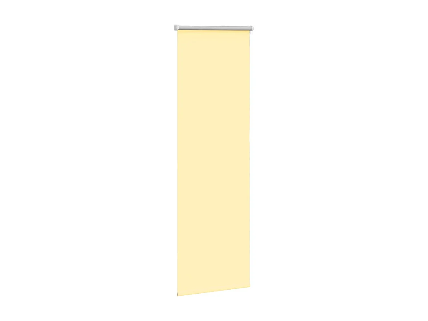 Store enrouleur occultant jaune largeur du tissu 50,7 cm