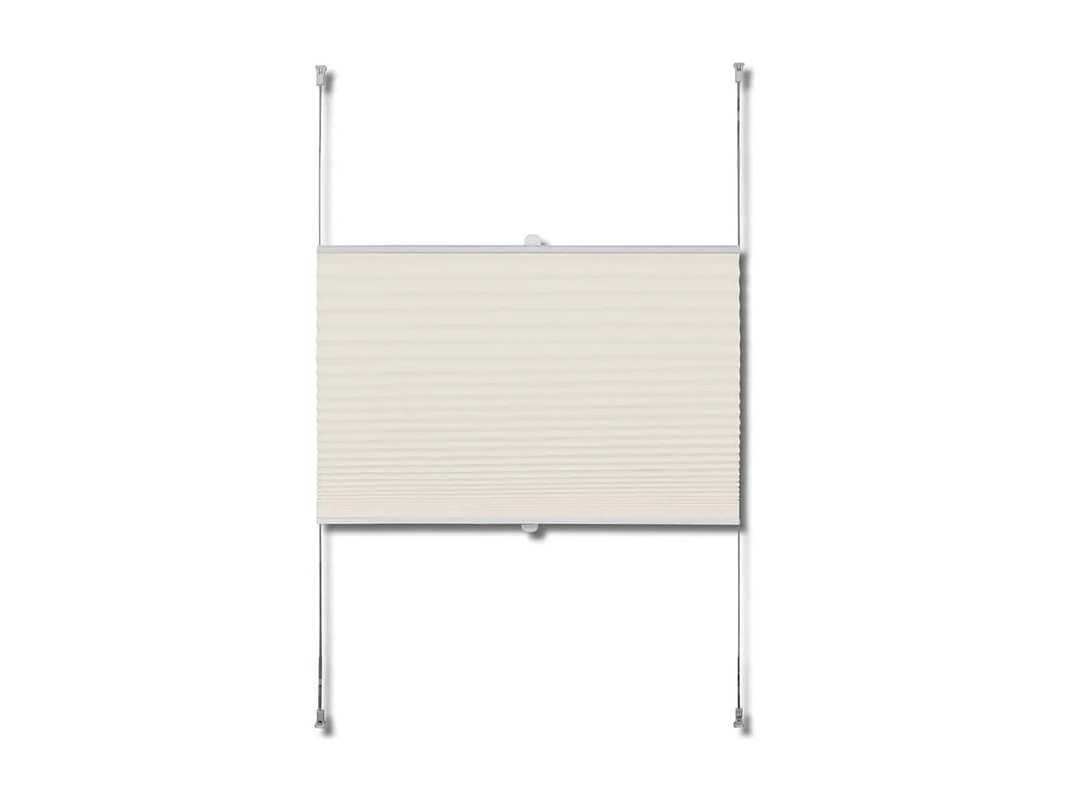 Plisé Para Ventana Persiana 110X100cm Crema