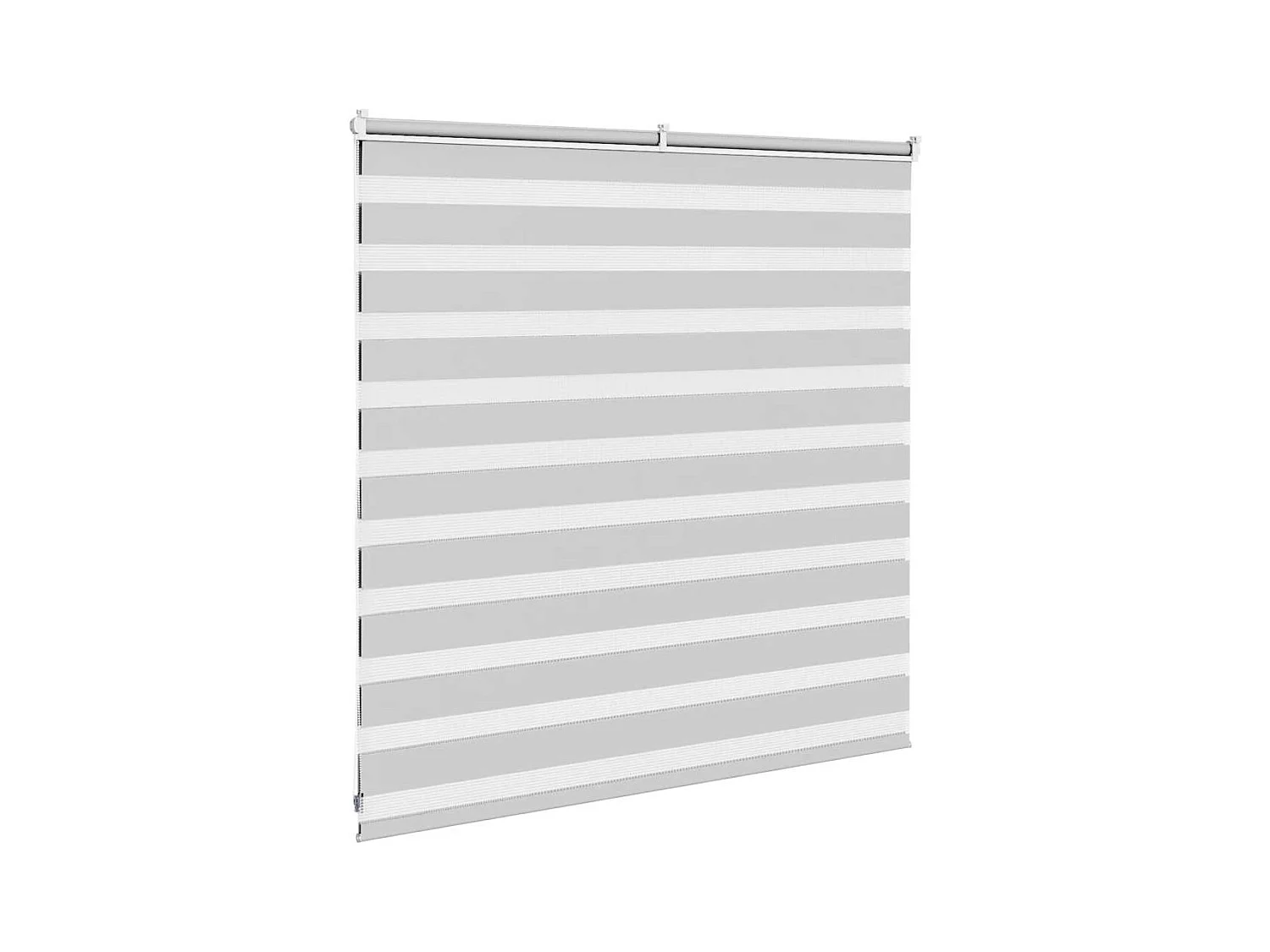 Store zèbre gris clair largeur du tissu 145,9 cm polyester