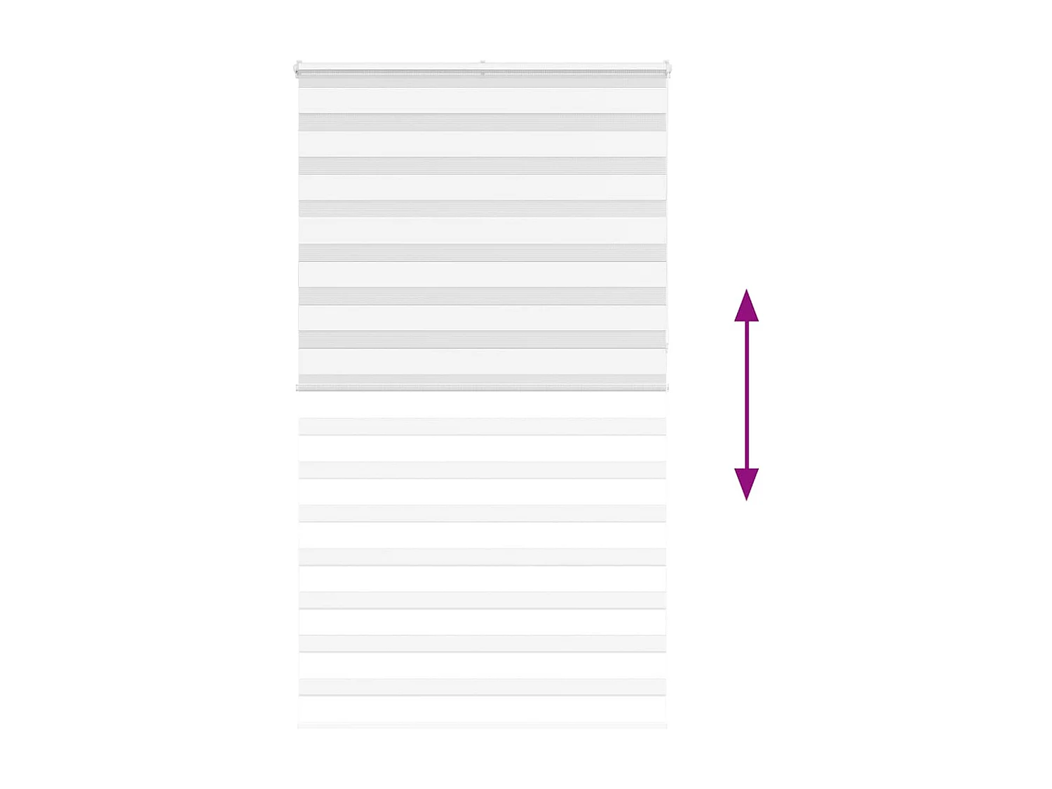 Cortina de zebra 120x230 cm largura do tecido 115,9cm poliéster