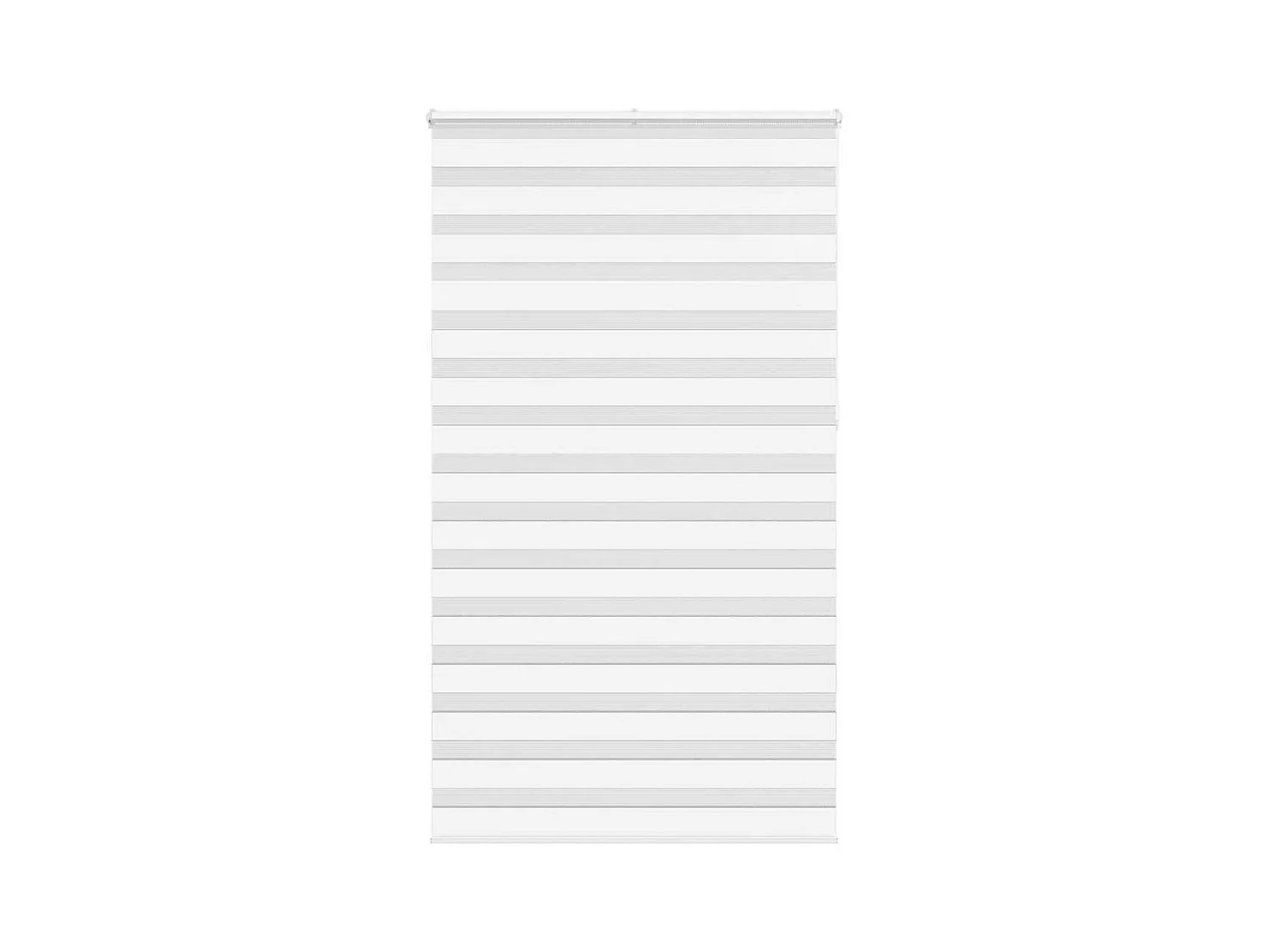 Zebra rolgordijn 120x230 cm stofbreedte 115,9cm polyester wit