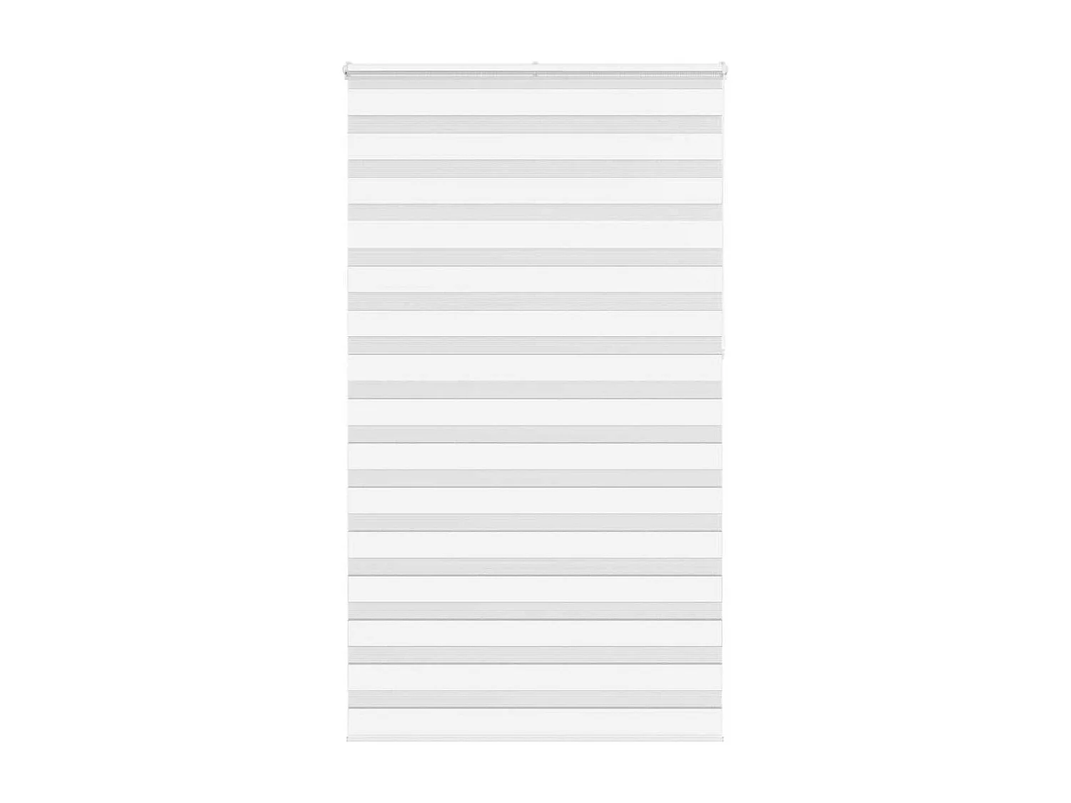 Store zèbre blanc 120x230 cm largeur du tissu 115,9cm polyester