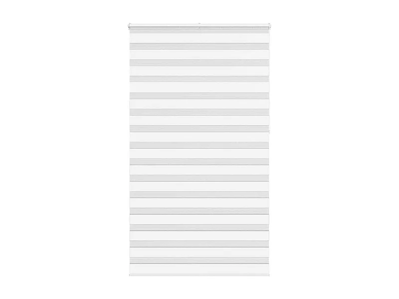 Store zèbre blanc 120x230 cm largeur du tissu 115,9cm polyester