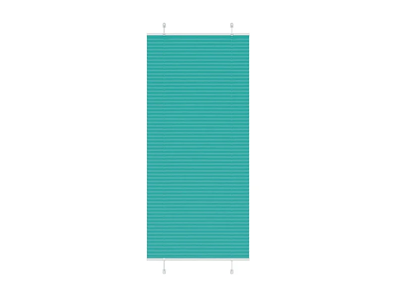 Gasolina verde Plissada Cega 90x200 cm Largura Tecido 89,4 cm