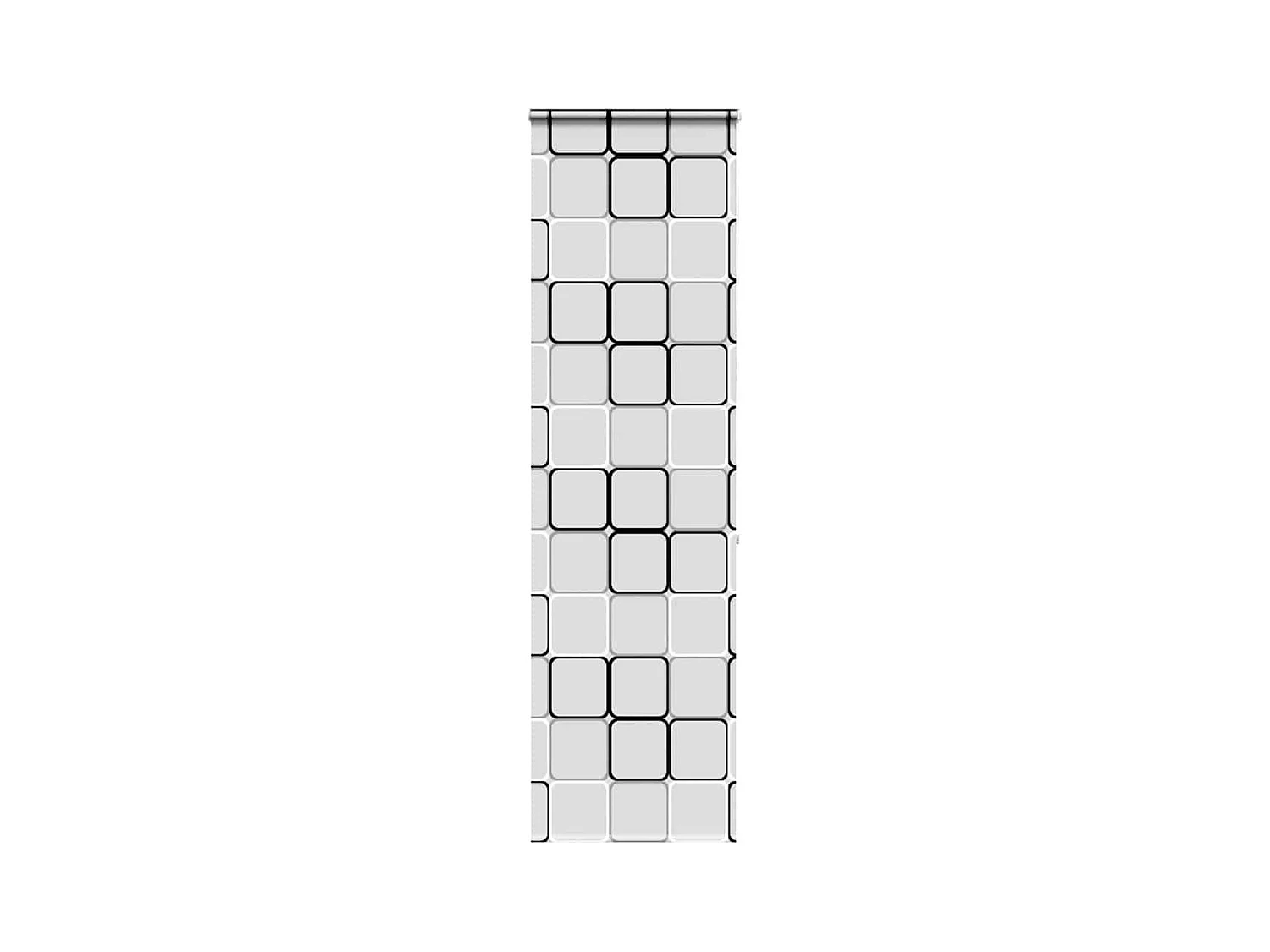 Store enrouleur de douche avec cassette largeur du tissu 56 cm