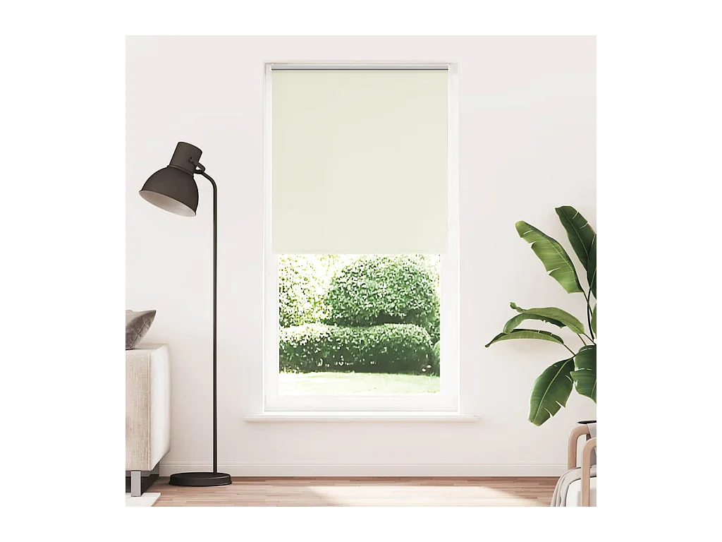 Estor Enrollable Opaco Blanco Roto 110x230cm Tela Ancho 105,7cm