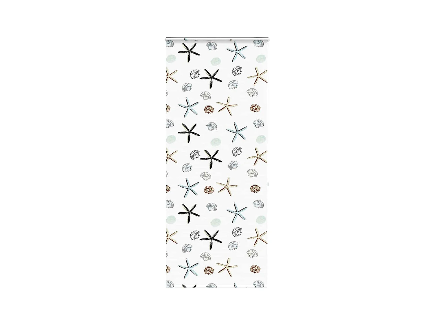 Doucherolgordijn met cassette 110x240 cm stofbreedte 106 cm