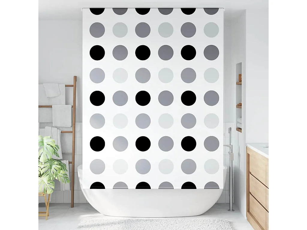 Estor enrollable para ducha tela 160x240 cm ancho 156 cm