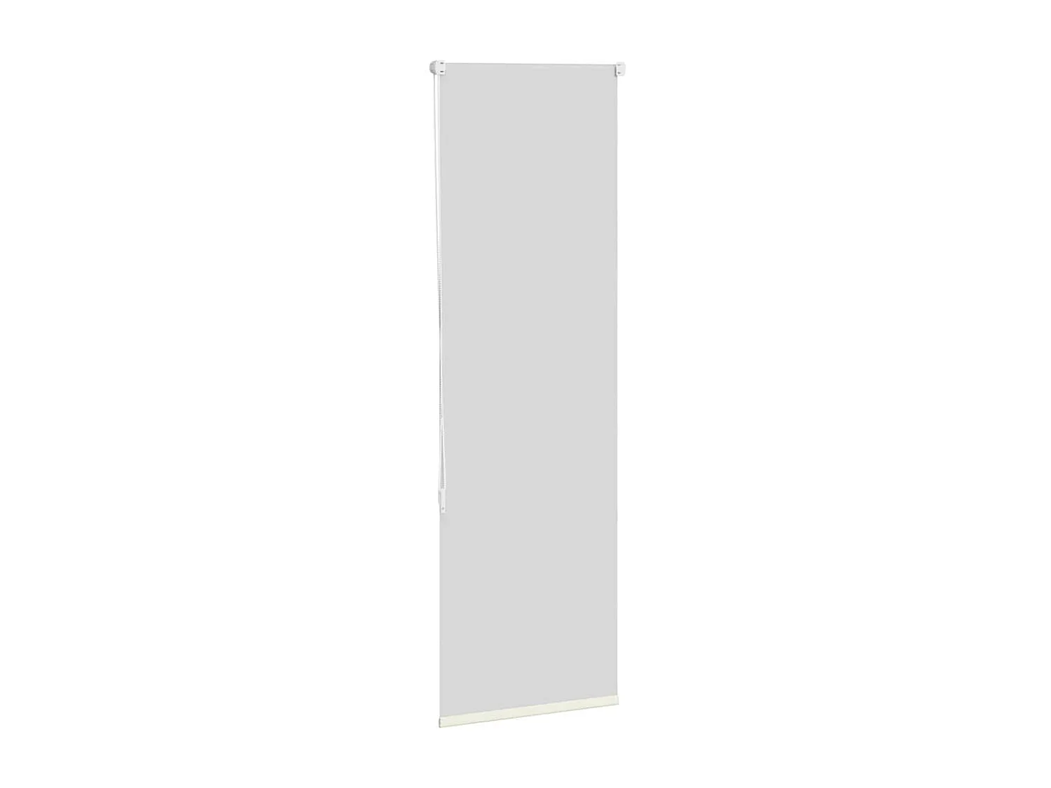 Store enrouleur occultant blanc cassé 60x175cm largeur du tissu
