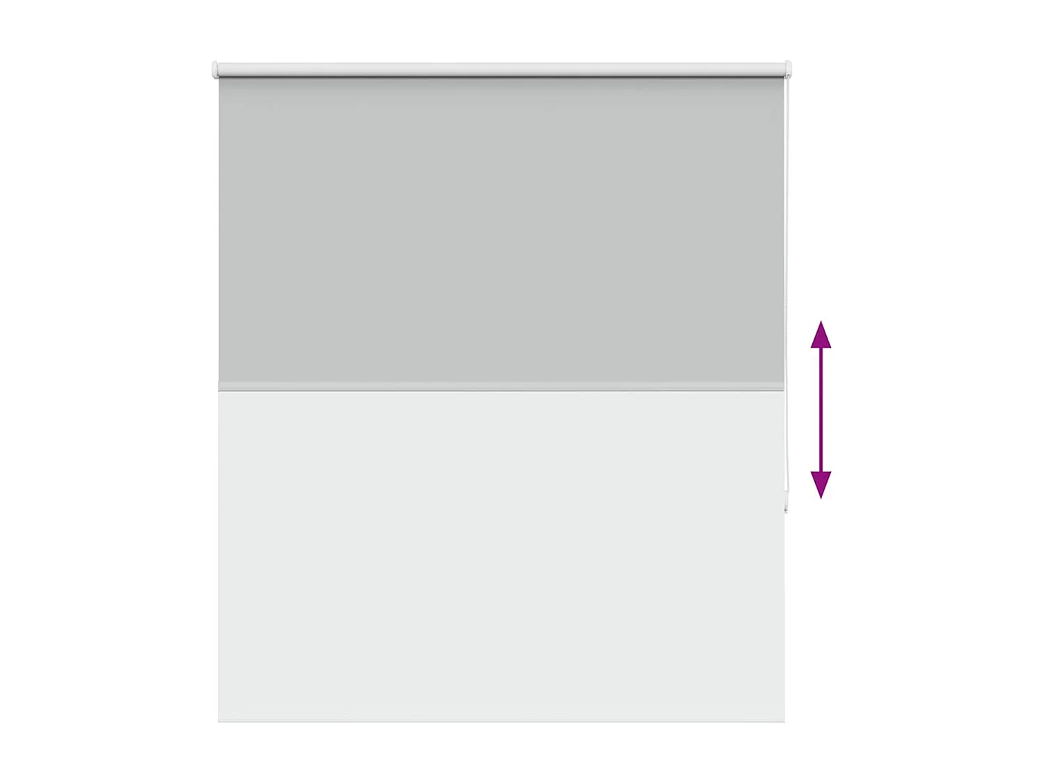 Store enrouleur occultant largeur du tissu 136,6 cm polyester