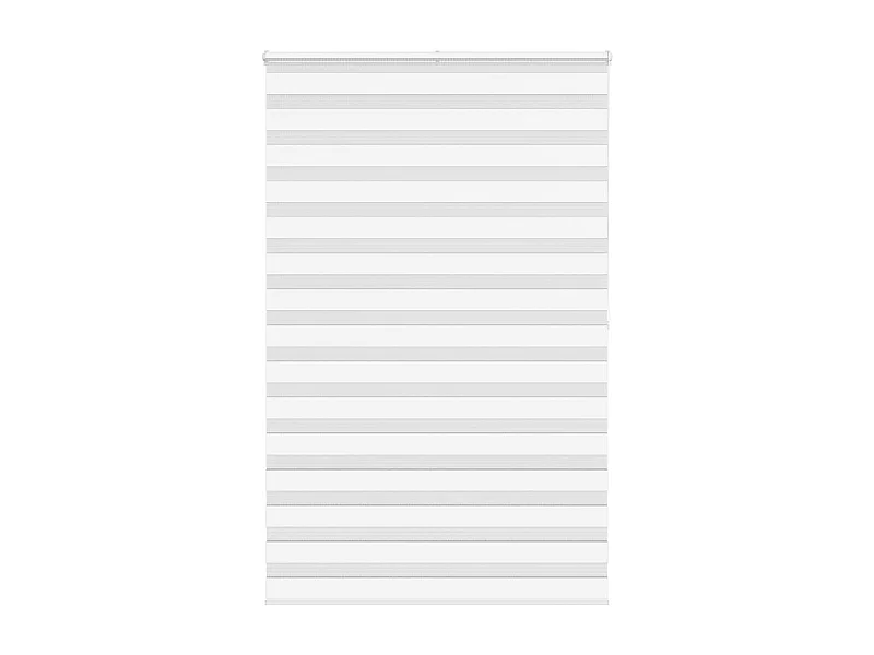Store zèbre blanc 140x200 cm largeur du tissu 135,9cm polyester